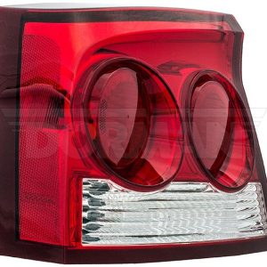 Dorman Tail Light Assembly, OE Solutions™, Halogen, Clear/ Red Lens, 12 Volt, With Bulb, Single – 1611625