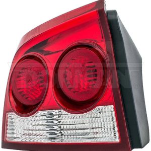 Dorman Tail Light Assembly, OE Solutions™, Halogen, Clear/ Red Lens, 12 Volt, With Bulb, Single – 1611625