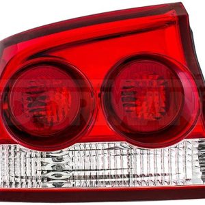 Dorman Tail Light Assembly, OE Solutions™, Halogen, Clear/ Red Lens, 12 Volt, With Bulb, Single – 1611625