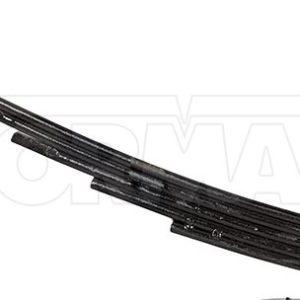 Dorman Leaf Spring, OE Solutions™, 6-3/4 Inch Arch Length, 2-1/2 Inch Leaf Width, 6 Leafs, 2350 Pounds Average Capacity, Black, Steel, Single – 22-403