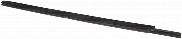 Dorman Door Window Sweeper, Flexible, 35-1/4 Inch Length, Black, Plastic/ Rubber, Clip-On, Single – 25881