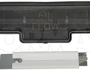 Dorman Cabin Air Filter Cover, OE Solutions™, Plastic, Black, 8-3/4 Inch Length X 0.05 Inch Depth X 1.9 Inch Width – 259-101