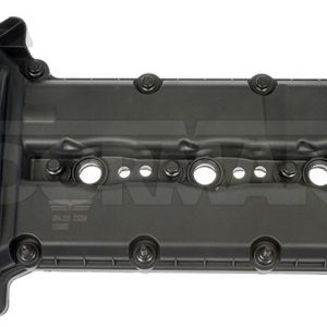 Dorman Valve Cover, OE Solutions™, 15-1/2 Inch Length X 10-1/2 Inch Width X 5 Inch Height, With Baffle, Smooth, Black, Plastic, Single – 264-225