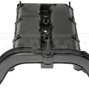 Dorman Valve Cover, OE Solutions™, 15-1/2 Inch Length X 10-1/2 Inch Width X 5 Inch Height, With Baffle, Smooth, Black, Plastic, Single – 264-225