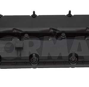 Dorman Valve Cover, OE Solutions™, 18 Inch Length X 10 Inch Width X 3 Inch Width, With Baffle, Smooth, Black, Plastic, Single, With Gasket – 264-289