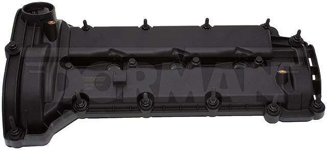 Dorman Valve Cover, OE Solutions™, 18 Inch Length X 10 Inch Width X 3 Inch Width, With Baffle, Smooth, Black, Plastic, Single, With Gasket – 264-289