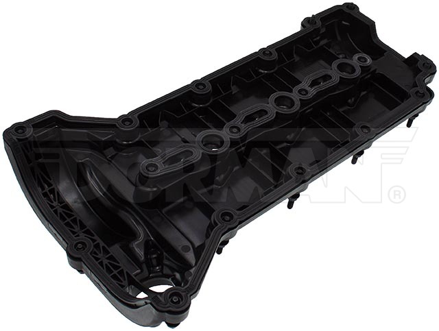 Dorman Valve Cover, OE Solutions™, 18 Inch Length X 10 Inch Width X 3 Inch Width, With Baffle, Smooth, Black, Plastic, Single, With Gasket – 264-289