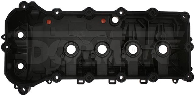 Dorman Valve Cover, OE Solutions ™, 23.54 Inch Length X 11-3/4 Inch Width X 2-3/4 Inch Height, Without Baffle, Black, Plastic, Single – 264-737