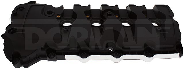 Dorman Valve Cover, OE Solutions ™, 23.54 Inch Length X 11-3/4 Inch Width X 2-3/4 Inch Height, Without Baffle, Black, Plastic, Single – 264-737