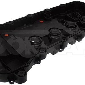 Dorman Valve Cover, OE Solutions ™, 23.54 Inch Length X 11-3/4 Inch Width X 2-3/4 Inch Height, Without Baffle, Black, Plastic, Single – 264-737