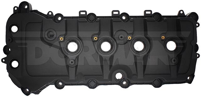 Dorman Valve Cover, OE Solutions ™, 23.54 Inch Length X 11-3/4 Inch Width X 2-3/4 Inch Height, Without Baffle, Black, Plastic, Single – 264-737