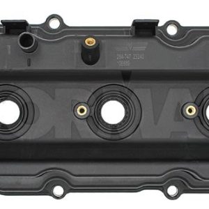 Dorman Valve Cover, OE Solutions™, 14.2 Inch Length X 8 Inch Width X 3-1/2 Inch Width, With Baffle, Smooth, Black, Plastic, Single – 264-747