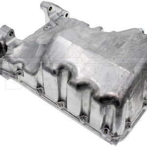 Dorman Oil Pan, OE Solutions ™, 19-1/2 Inch Length, 18.8 Inch Width X 1 Inch to 7-1/2 Inch Depth, 5.7 Quarts, Aluminum, With Drain Plug – 264-810
