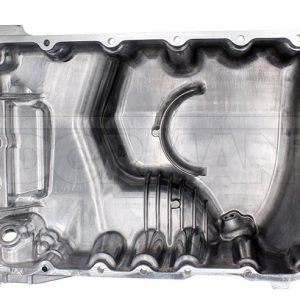 Dorman Oil Pan, OE Solutions ™, 19-1/2 Inch Length, 18.8 Inch Width X 1 Inch to 7-1/2 Inch Depth, 5.7 Quarts, Aluminum, With Drain Plug – 264-810