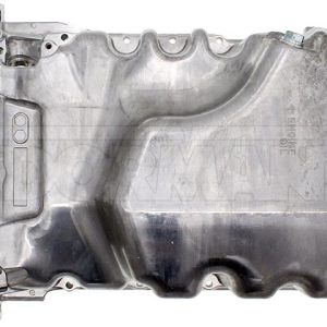 Dorman Oil Pan, OE Solutions ™, 19-1/2 Inch Length, 18.8 Inch Width X 1 Inch to 7-1/2 Inch Depth, 5.7 Quarts, Aluminum, With Drain Plug – 264-810