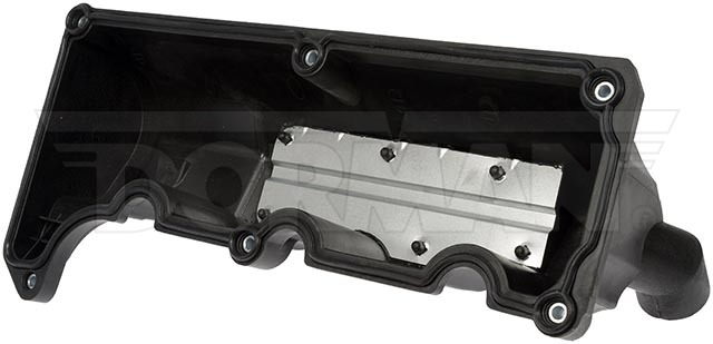 Dorman Valve Cover, OE Solutions ™, 6 Inch Height, Without Oil Filler Cap, Without Baffle, Black, Plastic, Single – 264-999