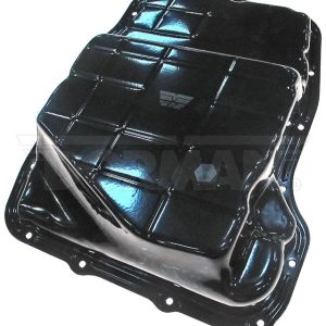 Dorman Auto Trans Oil Pan, OE Solutions ™, Black, Steel, With Drain Plug – 265-817