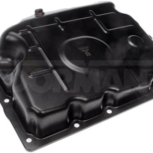 Dorman Auto Trans Oil Pan, OE Solutions ™, Black, Steel, With Drain Plug – 265-818