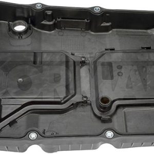 Dorman Auto Trans Oil Pan, OE Solutions™, 7.4 Quarts Capacity, Plastic, With Gasket/ Overflow Tube/ Guide Tube/ Drain Plug/ Adjustment Tool – 265-887