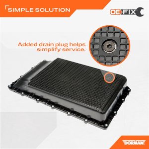 Dorman Auto Trans Oil Pan, OE Solutions ™, Plastic, 5.6 Liter Capacity, With Drain Plug – 265-897