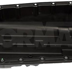 Dorman Auto Trans Oil Pan, OE Solutions™, 5.7 Liter Capacity, Black, Steel, With Drain Plug – 265-900