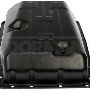 Dorman Auto Trans Oil Pan, OE Solutions™, 5.7 Liter Capacity, Black, Steel, With Drain Plug – 265-900