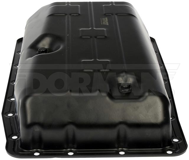 Dorman Auto Trans Oil Pan, OE Solutions™, 5.7 Liter Capacity, Black, Steel, With Drain Plug – 265-900