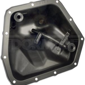 Dorman Oil Pan, OE Solutions ™, 4.8 Quart Capacity, Without Windage Tray, Front Wet Sump, Without Baffle, Black, Steel, With Drain Plug – 266-007