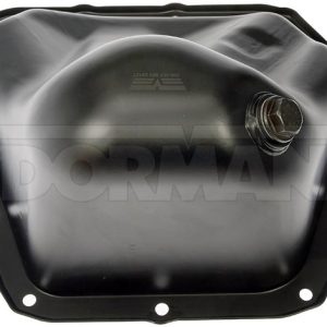Dorman Oil Pan, OE Solutions ™, 4.8 Quart Capacity, Without Windage Tray, Front Wet Sump, Without Baffle, Black, Steel, With Drain Plug – 266-007