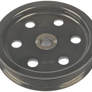 Dorman Power Steering Pump Pulley, OE Solutions ™, 6 Groove Serpentine Belt, Black, Composite – 300-003