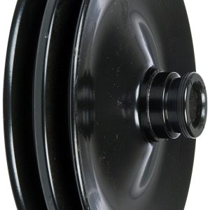 Dorman Power Steering Pump Pulley, OE Solutions ™, Double Groove V-Belt, Black, Steel – 300-121