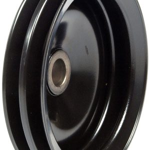 Dorman Power Steering Pump Pulley, OE Solutions ™, Double Groove V-Belt, Black, Steel – 300-121