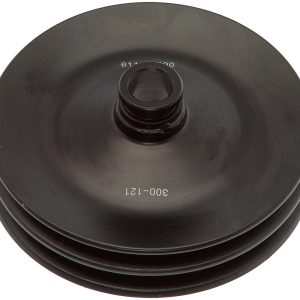 Dorman Power Steering Pump Pulley, OE Solutions ™, Double Groove V-Belt, Black, Steel – 300-121