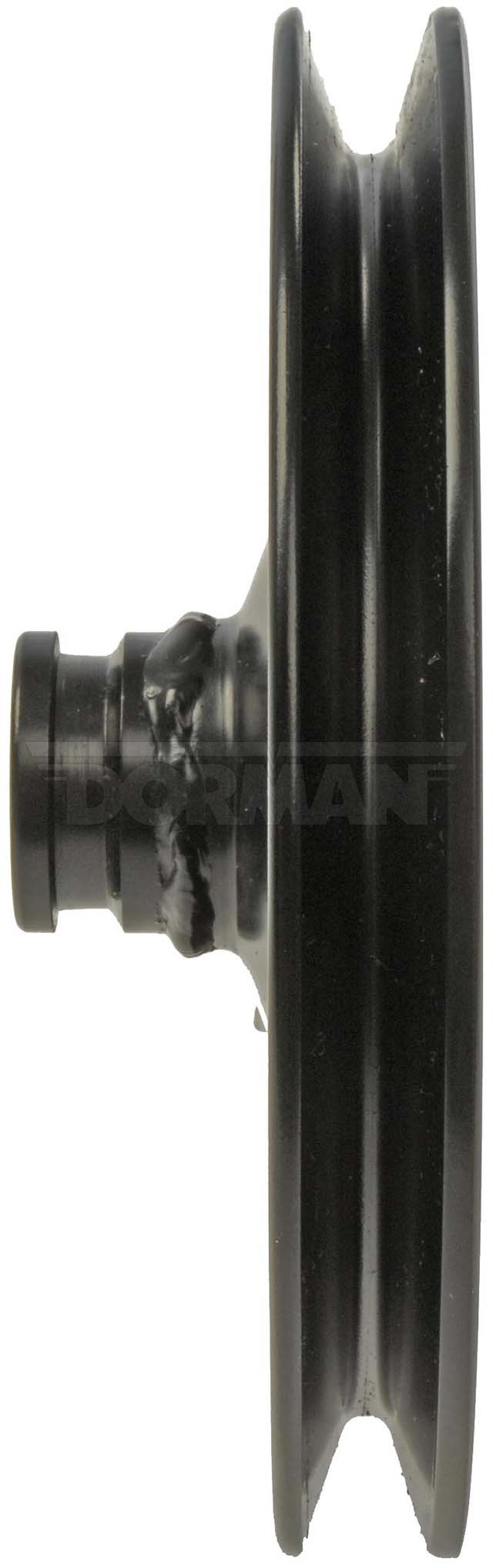 Dorman Power Steering Pump Pulley, OE Solutions™, Single Groove V-Belt, Black, Steel – 300-122