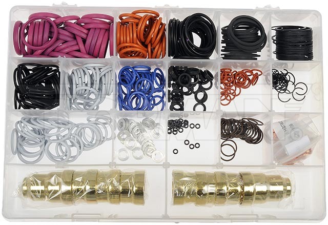 Dorman O-Ring Assortment, OE Solutions ™, Rubber/ Copper/ Steel, Tray – 030-013