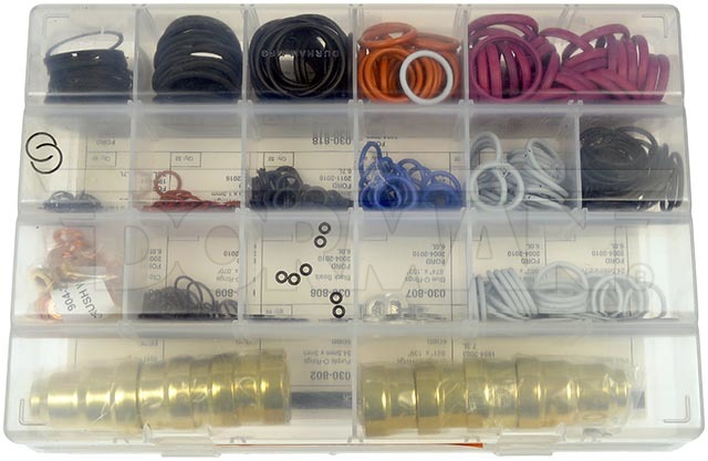 Dorman O-Ring Assortment, OE Solutions ™, Rubber/ Copper/ Steel, Tray – 030-013