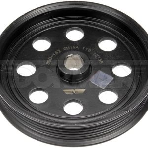 Dorman Power Steering Pump Pulley, OE Solutions ™, Serpentine Belt Type, Black, Steel – 300-142