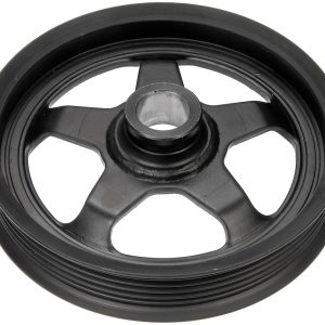 Dorman Power Steering Pump Pulley, OE Solutions™, 6 Groove Serpentine Belt, Black, Steel – 300-202