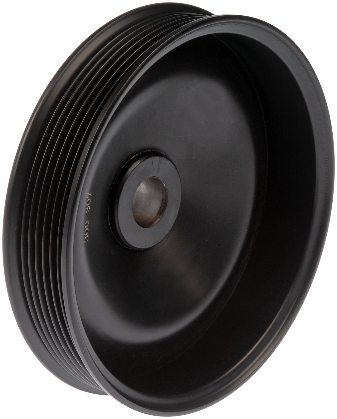 Dorman Power Steering Pump Pulley, OE Solutions ™, 7 Groove Serpentine Belt, Black, Steel – 300-307