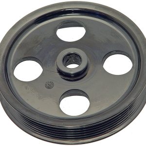 Dorman Power Steering Pump Pulley, OE Solutions™, 6 Groove Serpentine Belt, Black, Composite – 300-313