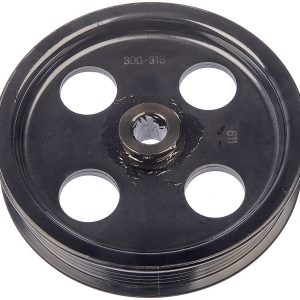 Dorman Power Steering Pump Pulley, OE Solutions ™, 6 Groove Serpentine Belt, Black, Composite – 300-315