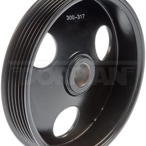 Dorman Power Steering Pump Pulley, OE Solutions™, Serpentine Belt Type, Black, Steel – 300-317