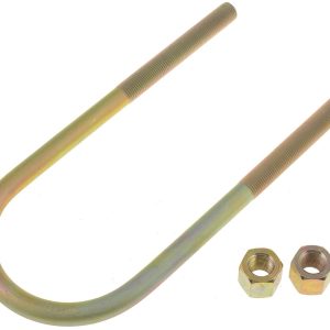 Dorman Leaf Spring Axle U Bolt, 8-1/16 Inch Inside Length, 3-1/8 Inch Inside Width, 1/2 Inch Thread Size, Round, With 2 Nuts – 35624