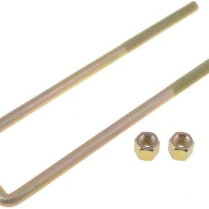 Dorman Leaf Spring Axle U Bolt, 12-1/2 Inch Inside Length, 2-5/8 Inch Inside Width, 9/16 Inch Thread Size, Square, With 2 Nuts – 35637