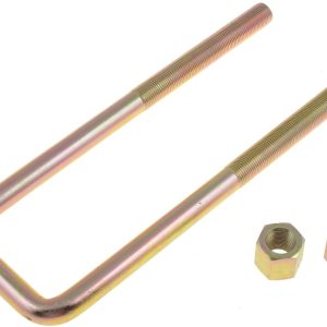 Dorman Leaf Spring Axle U Bolt, 9-1/2 Inch Inside Length, 2-5/8 Inch Inside Width, 5/8 Inch Thread Size, Square, With 2 Nuts – 35656