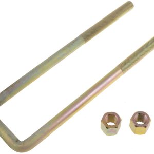 Dorman Leaf Spring Axle U Bolt, 11 Inch Inside Length, 2-1/2 Inch Inside Width, 5/8 Inch Thread Size, Square, With 2 Nuts – 35657