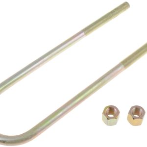 Dorman Leaf Spring Axle U Bolt, 13-1/4 Inch Inside Length, 3-1/4 Inch Inside Width, 5/8 Inch Thread Size, Round, With 2 Nuts – 35666