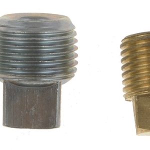 Dorman Fitting Plug/ Fitting Cap, Brass, Single, Clamshell – 40082