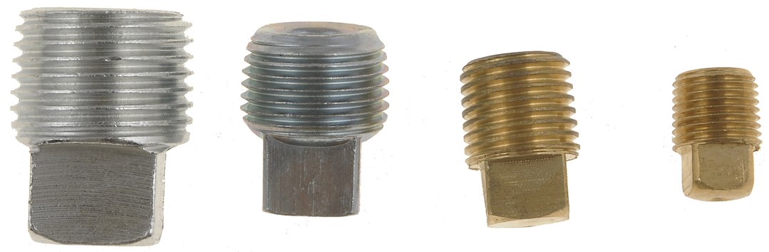 Dorman Fitting Plug/ Fitting Cap, Brass, Single, Clamshell – 40082