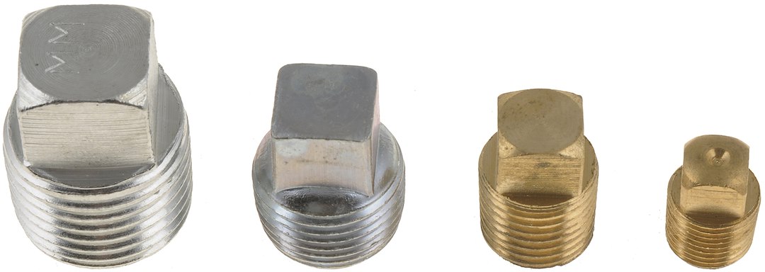 Dorman Fitting Plug/ Fitting Cap, Brass, Single, Clamshell – 40082